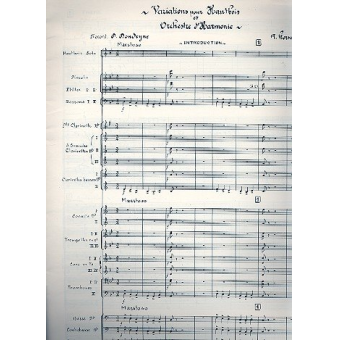 Variations : pour hautbois et orchestre