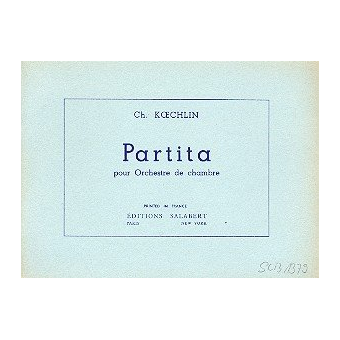 Partita : Partita pour orchestre