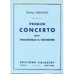         Concerto no.1 : pour violoncelle - Darius Milhaud
    