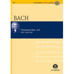        Ouvertüren Nr.3,4 BWV1068-1069 (+CD) : - Johann Sebastian Bach
    