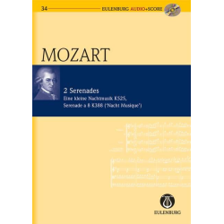         2 Serenaden (+CD) : für Orchester - Wolfgang Amadeus Mozart
    