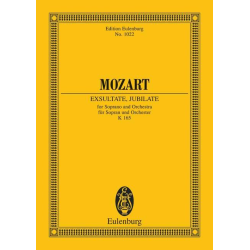         Exsultate, jubilate : motet for soprano - Wolfgang Amadeus Mozart
    