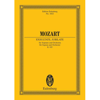Exsultate, jubilate : motet for soprano