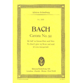 ICH HAB' IN GOTTES HERZ UND SINN :