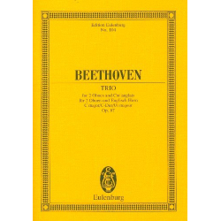         Trio C-Dur op.87 : für 2 Oboen und Englisch Horn - Ludwig van Beethoven
    