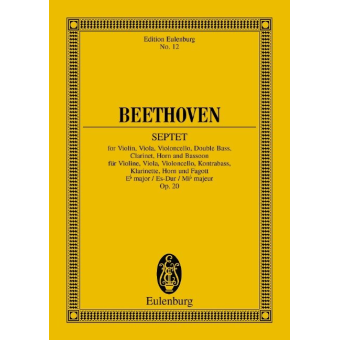 Septett Es-Dur op.20 : für Klarinette,