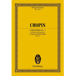         Konzert e-Moll Nr.1 op.11 : - Frédéric Chopin
    