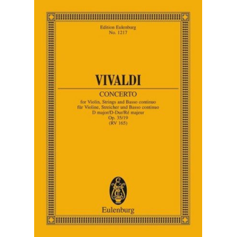 CONCERTO D-MAJOR : FATTO PER LA