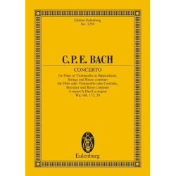         Konzert A-Dur : für Cembalo - Carl Philipp Emanuel Bach
    