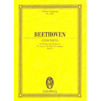 Concerto e flat major : for piano and orchestra KV4