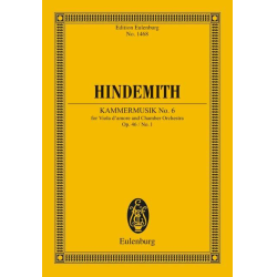         Kammermusik Nr.6 op.46,1 : für - Paul Hindemith
    