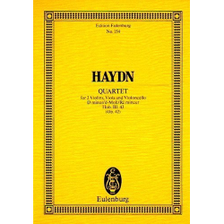         QUARTET D MINOR : FOR TWO VIOLINS, - Franz Joseph Haydn
    