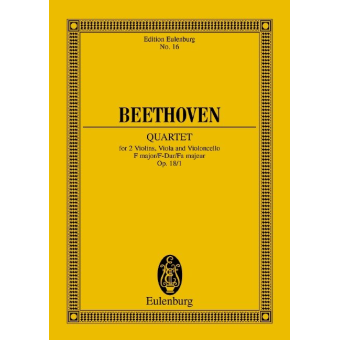 Streichquartett F-Dur op.18,1