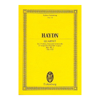 STREICHQUARTETT ES-DUR OP.1,2 HOB.III:2