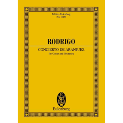         Concierto de Aranjuez : Studienpartitur - Joaquin Rodrigo
    