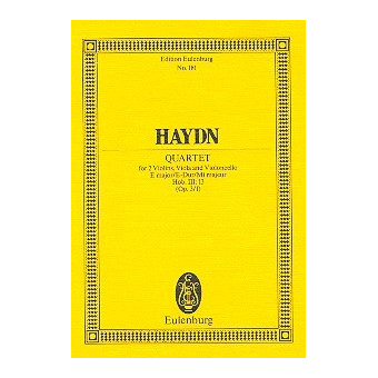 STRINGQUARTET E-MAJOR  NO.13 OP.3,1