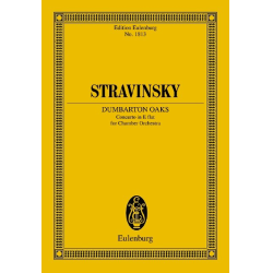         Konzert in Es : für Kammerorchester - Igor Strawinsky (Stravinsky)
    