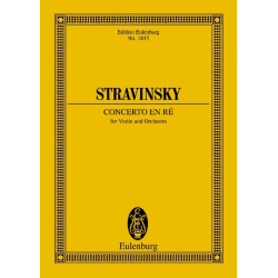         Konzert D-Dur : für Violine - Igor Strawinsky (Stravinsky)
    