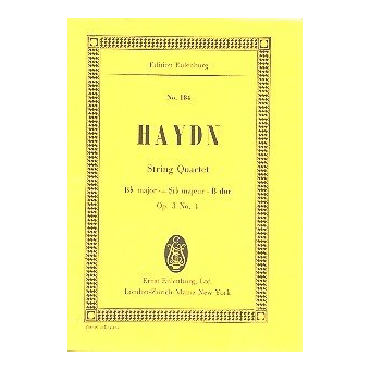 STREICHQUARTETT OP.3,4 HOB.III:16