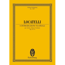         6 introduzioni teatrali op.4,1-6 : - Pietro Locatelli
    