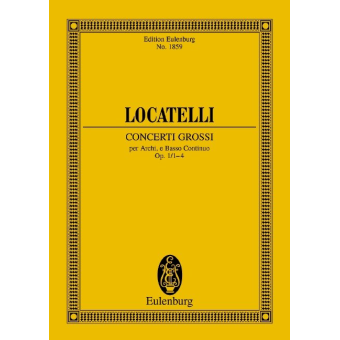 Concerti grossi op.1 Nr. 1-4 : Studienpartitur