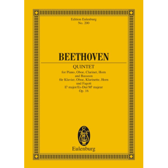 Quintett op.16 : für Klavier,