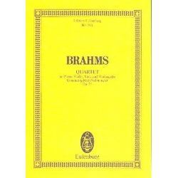         Quartett g-Moll op.25 : für Klavier, - Johannes Brahms
    