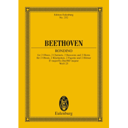         Rondino Es-Dur : für 2 Oboen, 2 Klarinetten, - Ludwig van Beethoven
    
