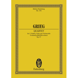         Streichquartett g-Moll op.27 : - Edvard Grieg
    