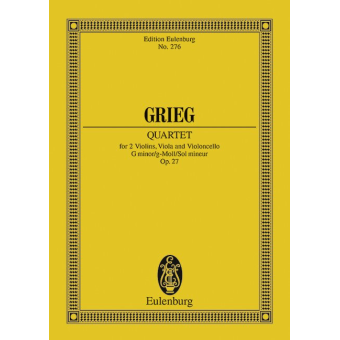 Streichquartett g-Moll op.27 :