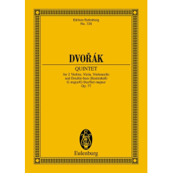         Quintett G-Dur op.77 : für - Antonin Dvorak
    