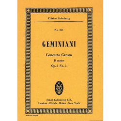         Concerto grosso D-Dur op. 3/1 - Francesco Geminiani
    