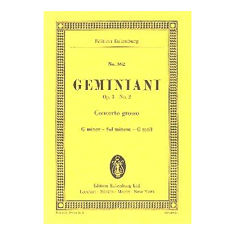 Concerto grosso g-Moll op.3,2 :