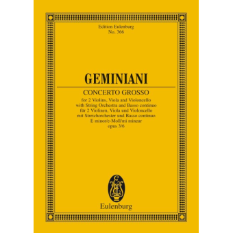 Concerto grosso e-Moll op. 3/6