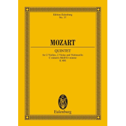         Quintett c-Moll KV406 : für 2 Violinen, - Wolfgang Amadeus Mozart
    