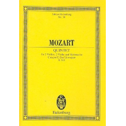         Quintett C-Dur KV515 : für 2 Violinen, - Wolfgang Amadeus Mozart
    