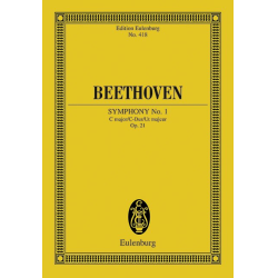         Sinfonie C-Dur Nr.1 op.21 : - Ludwig van Beethoven
    