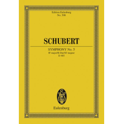         Sinfonie B-Dur Nr.5 D485 : - Franz Schubert
    