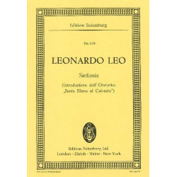         Sinfonia g-Moll : für Orchester - Leonardo Leo
    