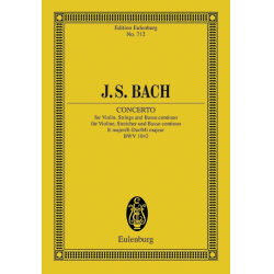         Konzert E-Dur BWV1042 : - Johann Sebastian Bach
    