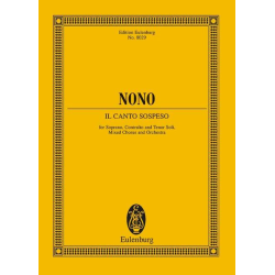         Il canto sospeso : for soloists, - Luigi Nono
    