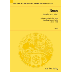         Intolleranza : Handlung in 2 Teilen - Luigi Nono
    