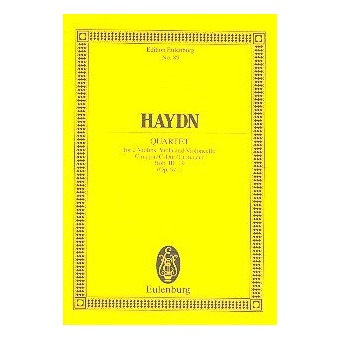 STREICHQUARTETT C-DUR OP.9,1 HOB.III:19