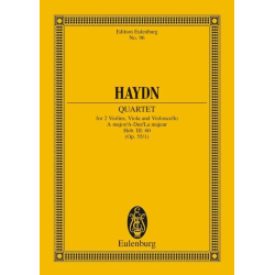         Streichquartett A-Dur op.55,1 Hob.III:60 : - Franz Joseph Haydn
    