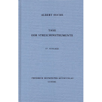 Taxe der Streichinstrumente, 17. Auflage