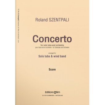 Concerto for Solo Tuba and Wind Band - Score
