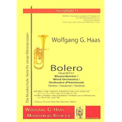         Bolero HaasWV47 : für Blasorchester - Wolfgang G. Haas
    