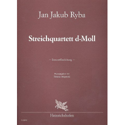         Streichquartett d-Moll (Stimmen) - Jan Jakub Ryba
    
