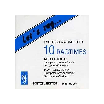 Let's rag... Begleit-CD für die Instrumente Saxophon, Klarinette, Trompete, Posaune, Waldhorn