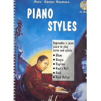 Piano Styles (+CD) : Lerne und